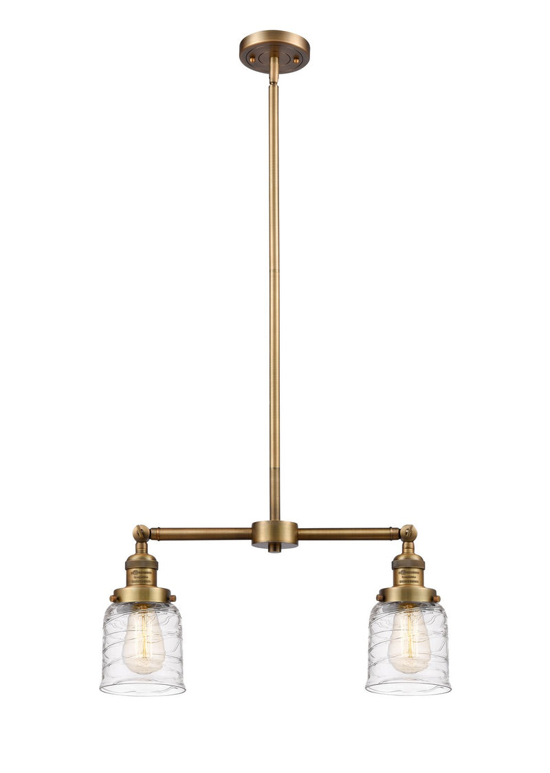 Innovations 209-BB-G513-LED LED Island Pendant, Brushed Brass