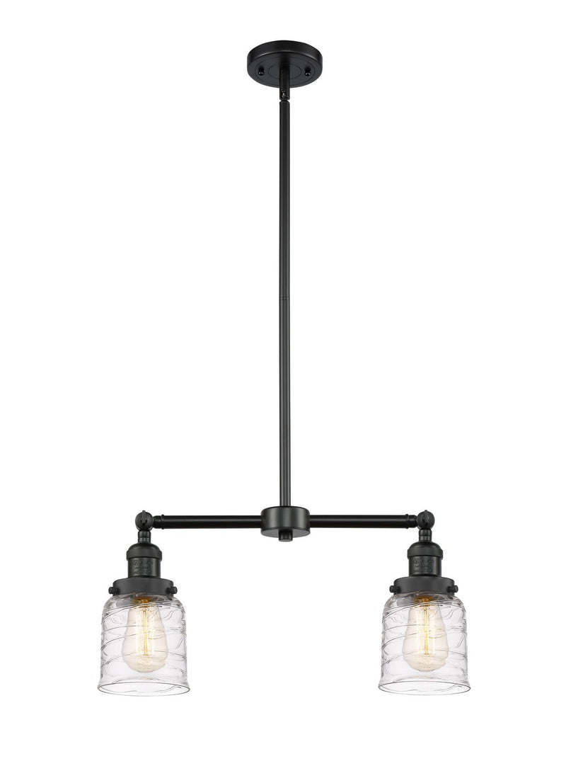 Innovations 209-BK-G513-LED LED Island Pendant, Matte Black