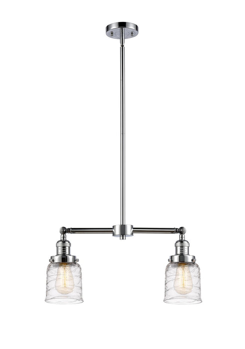 Innovations 209-PC-G513 Two Light Island Pendant, Polished Chrome