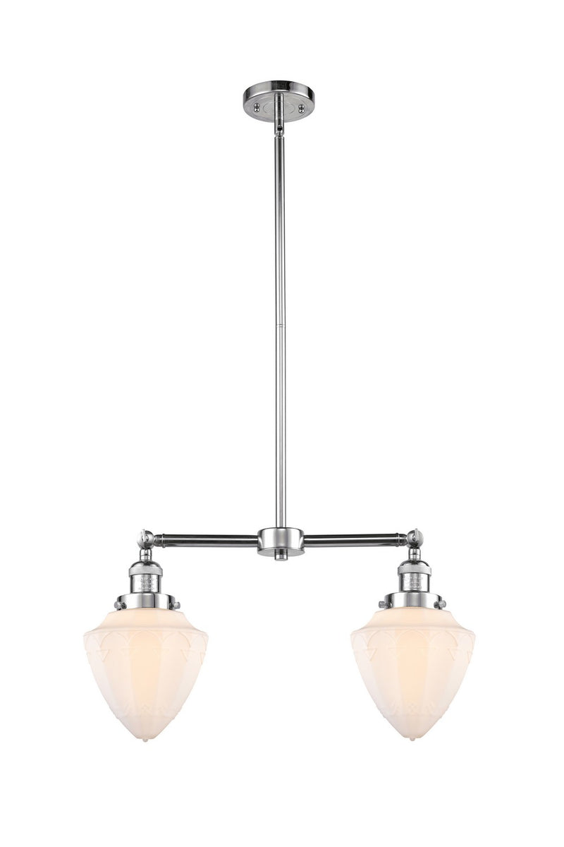 Innovations 209-PC-G661-7-LED LED Island Pendant, Polished Chrome