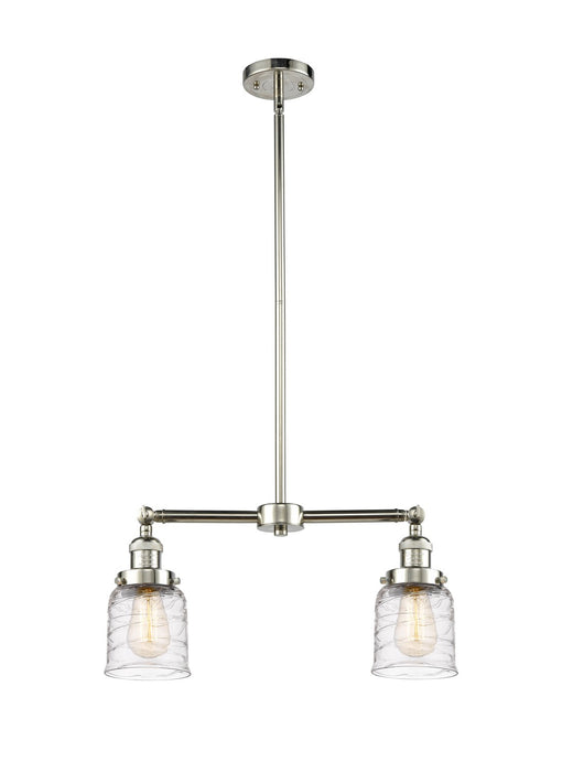 Innovations 209-PN-G513-LED LED Island Pendant, Polished Nickel
