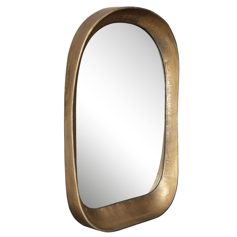 Uttermost 07086 Mirror, Plated Antique Brass