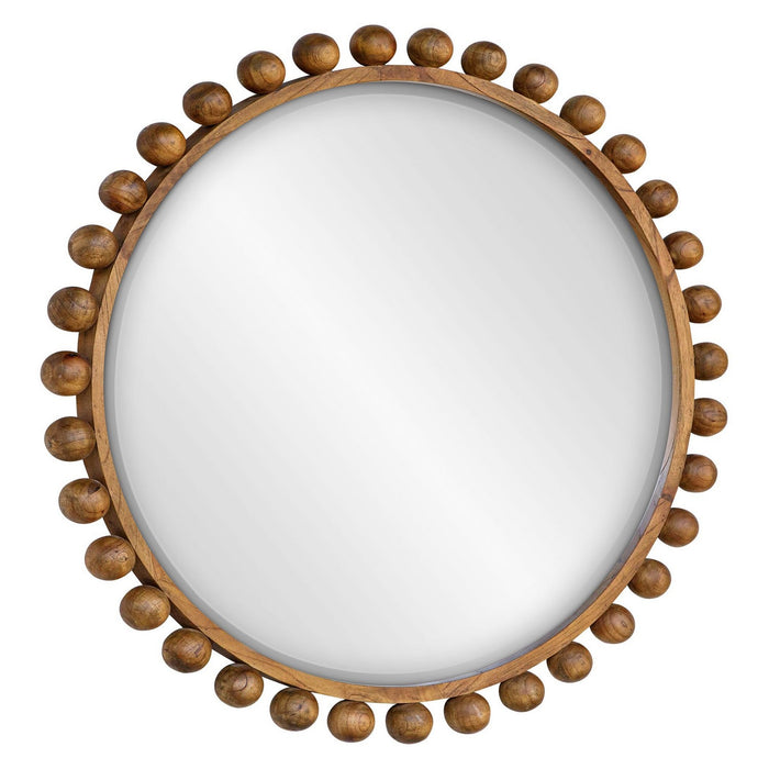 Uttermost 08176 Mirror, Warm Walnut Stain