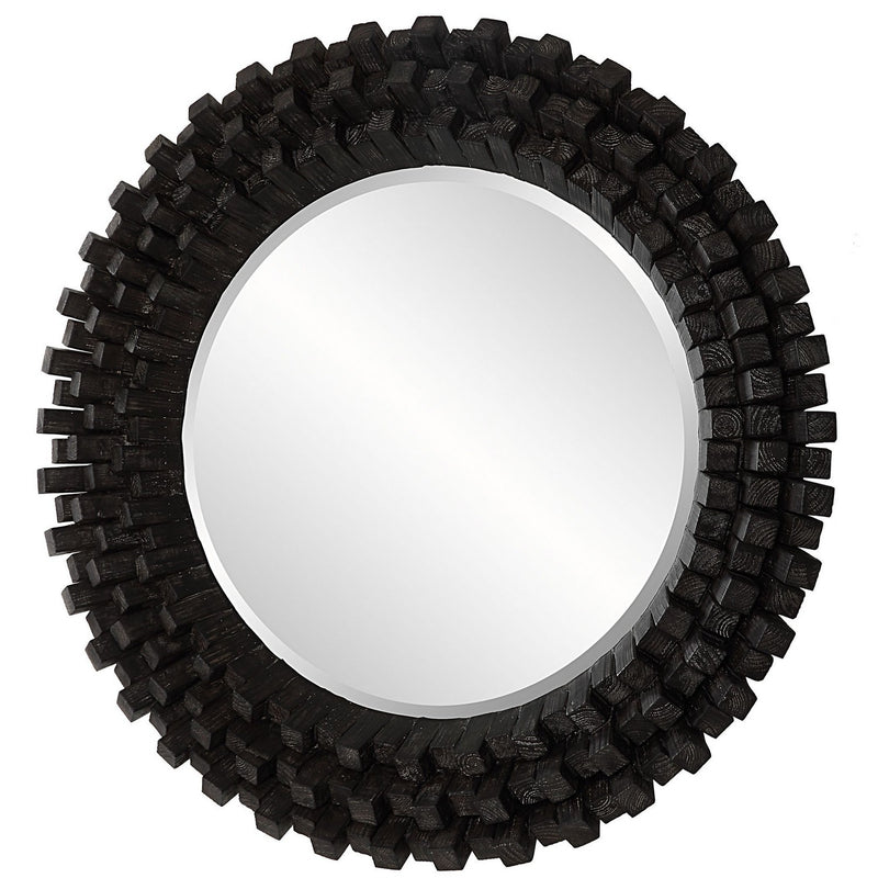 Uttermost 09920 Mirror, Ebony Stain