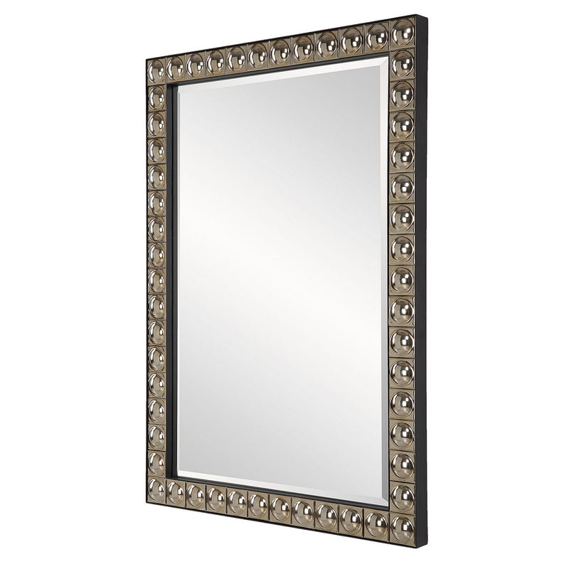 Uttermost 09944 Vanity Mirror, Antiqued Silver-champagne Plating