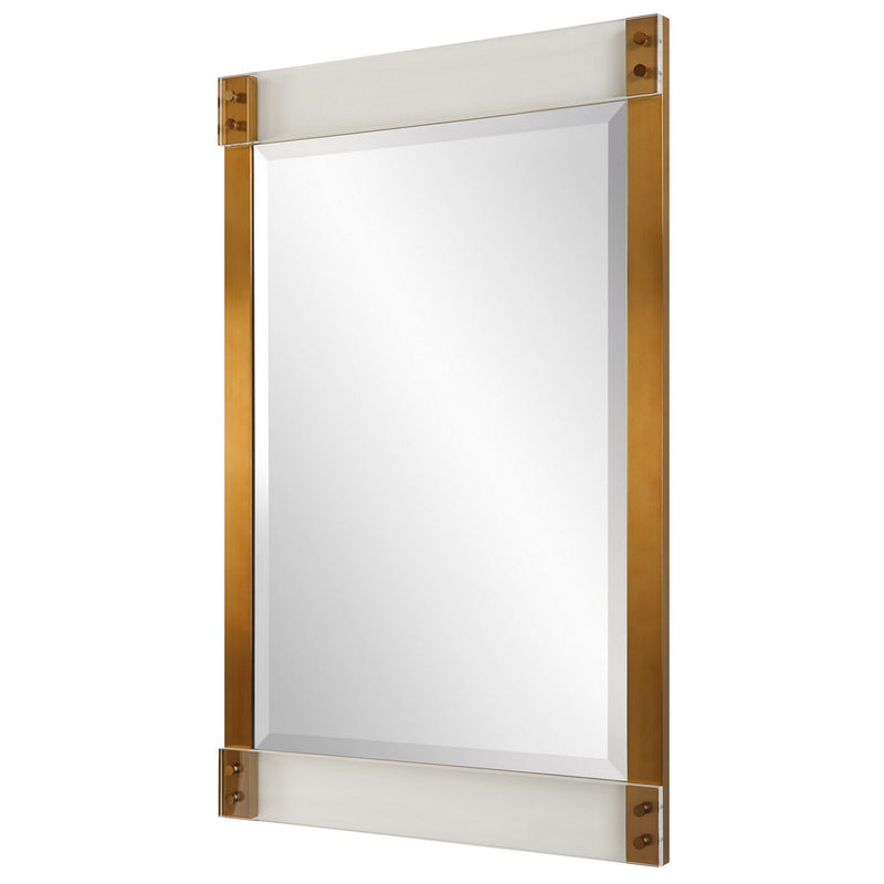 Uttermost 09953 Mirror, Plated Brass