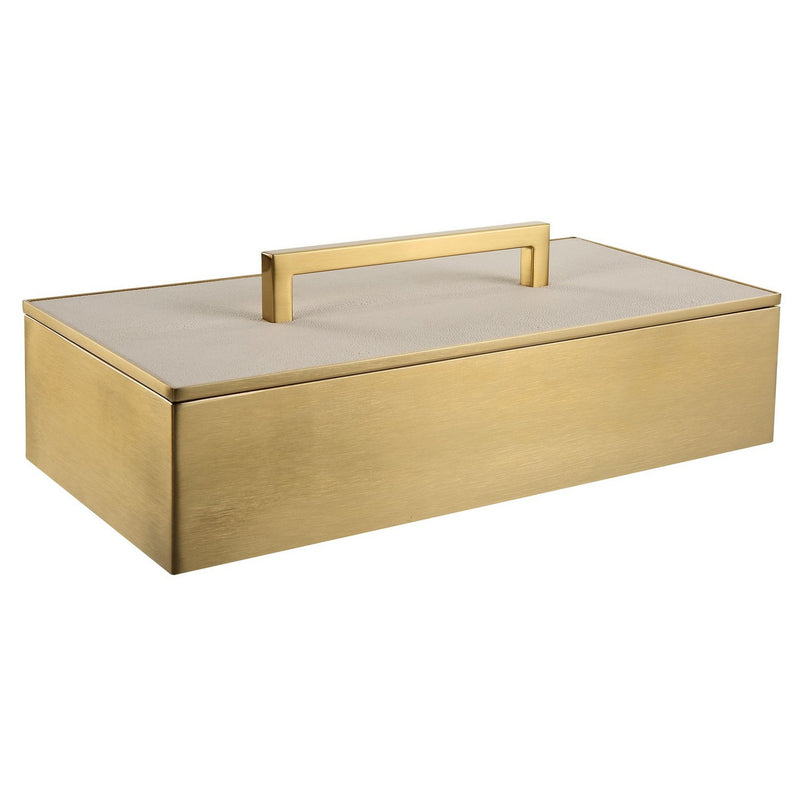 Uttermost 18110 Box, Brass