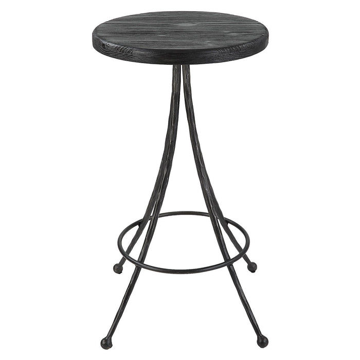 Uttermost 22970 Counter Stool, Matte Black