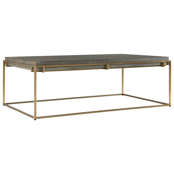 Uttermost 22975 Coffee Table, Brushed Brass
