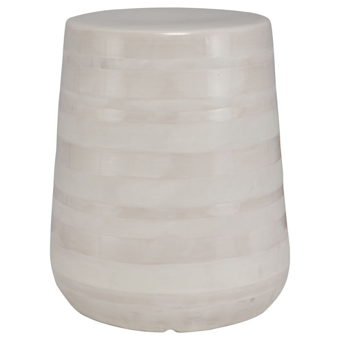 Uttermost 22988 Stool, Matte White