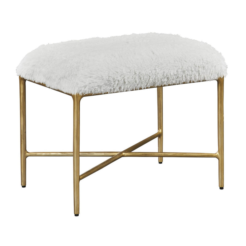 Uttermost 23784 Bench, Soft Gold