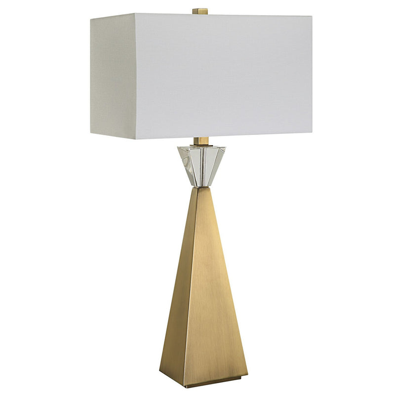 Uttermost 30244 One Light Table Lamp, Antique Brass