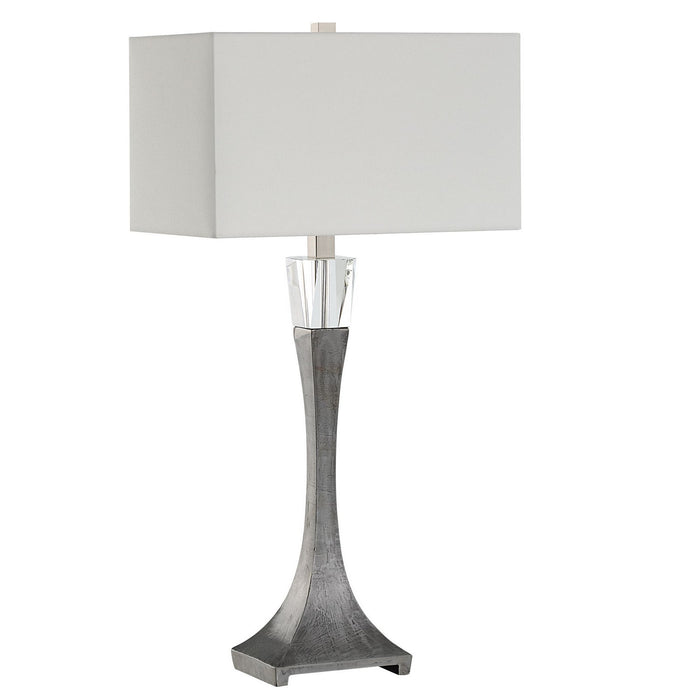 Uttermost 30246 One Light Table Lamp, Aged Black