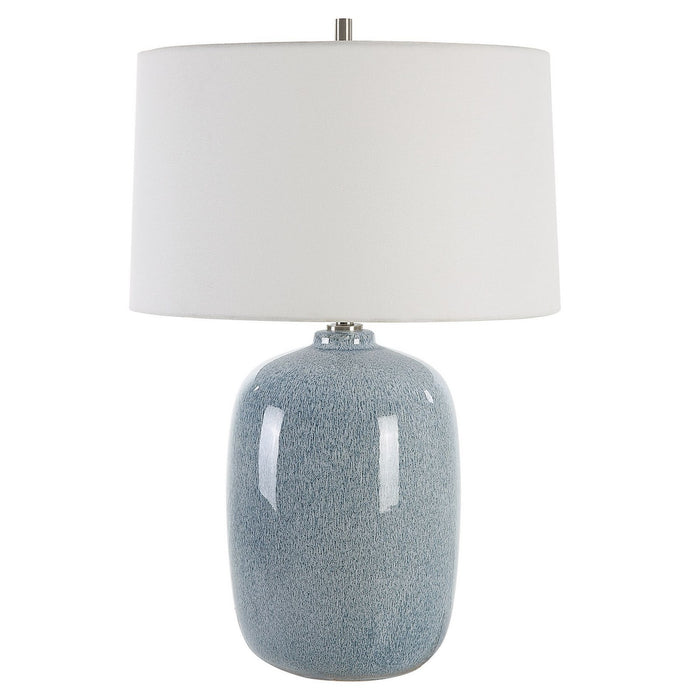 Uttermost 30249 One Light Table Lamp, Brushed Nickel