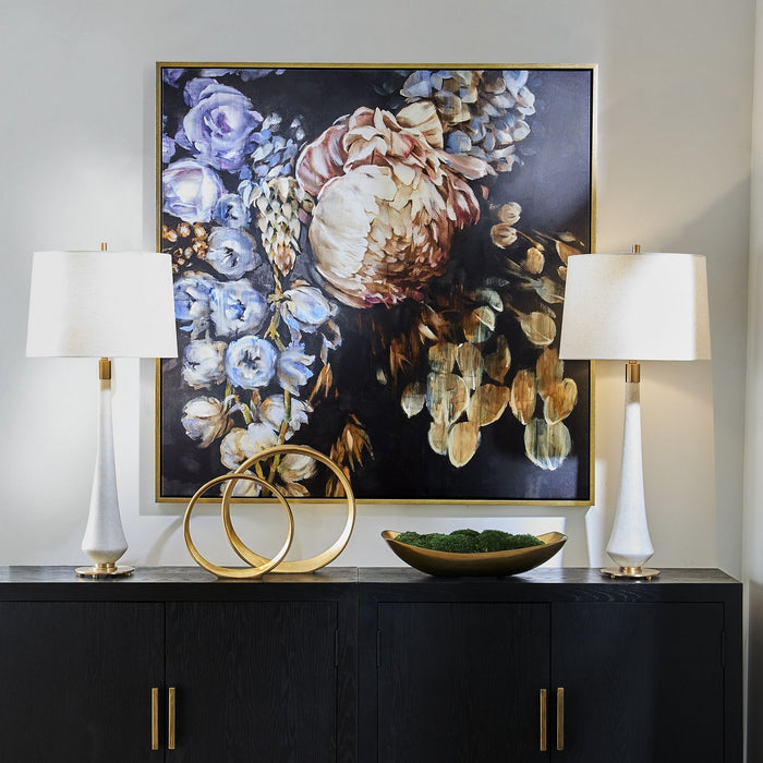 Uttermost 32321 Floral Art, Gold