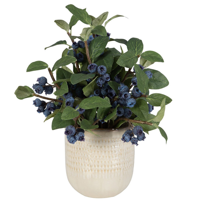 Uttermost 60215 Fields Accent, Blueberry