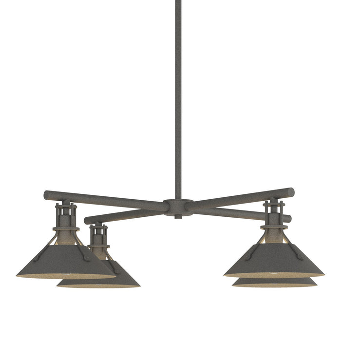 Hubbardton Forge 364210-SKT-MULT-20 Four Light Outdoor Pendant, Coastal Natural Iron