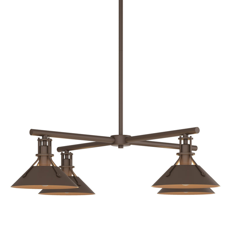 Hubbardton Forge 364210-SKT-MULT-75 Four Light Outdoor Pendant, Coastal Bronze