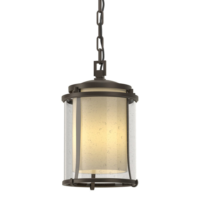 Hubbardton Forge 365610-SKT-77-ZS0297 One Light Outdoor Ceiling Fixture, Coastal Dark Smoke