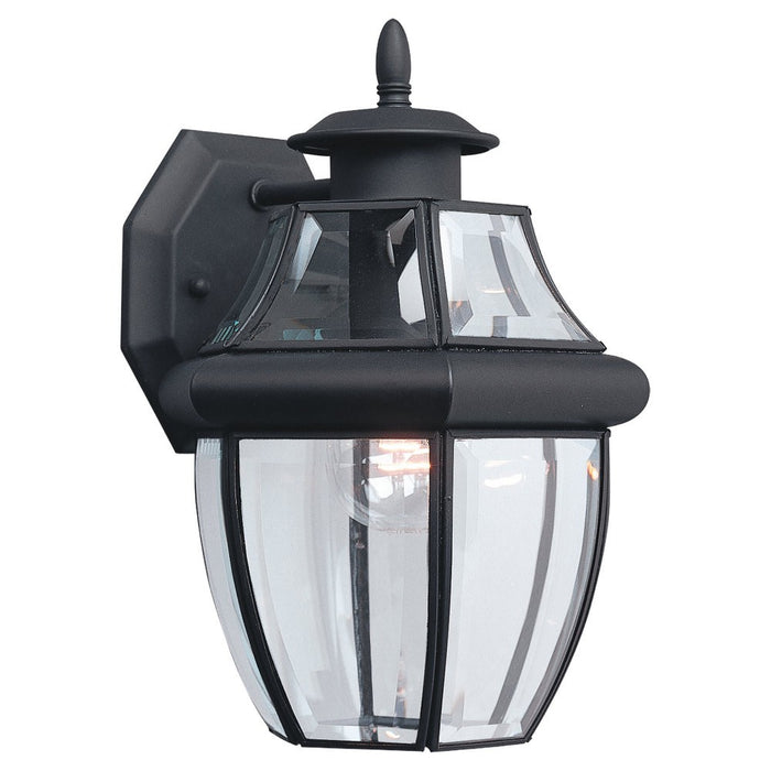 Generation Lighting 8038-12 One Light Outdoor Wall Lantern, Black