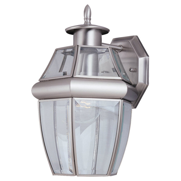 Generation Lighting 8038-965 One Light Outdoor Wall Lantern, Antique Brushed Nickel