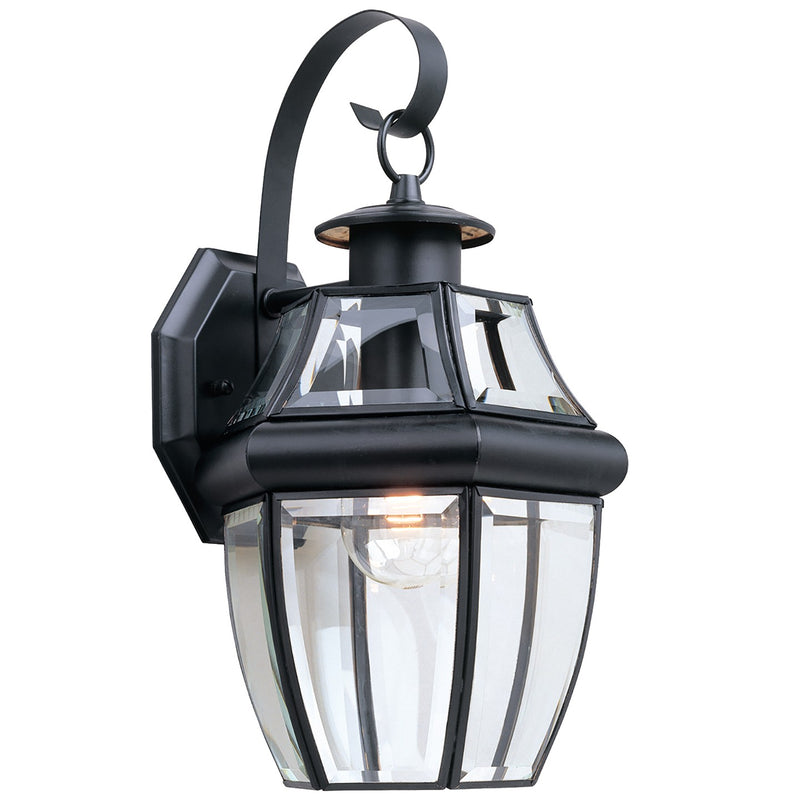 Generation Lighting 8067-12 One Light Outdoor Wall Lantern, Black