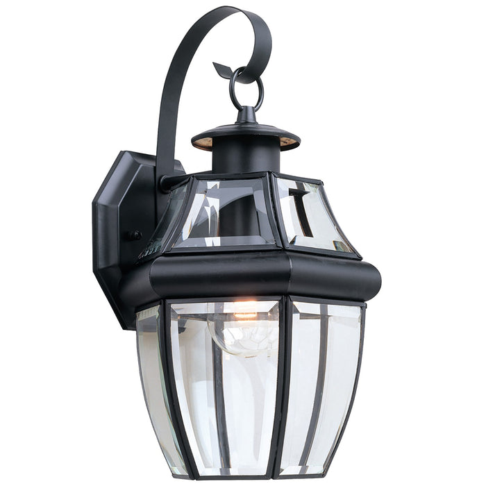 Generation Lighting 8067-12 One Light Outdoor Wall Lantern, Black