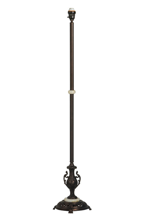 Meyda Tiffany 28505 One Light Torchiere, Mahogany Bronze
