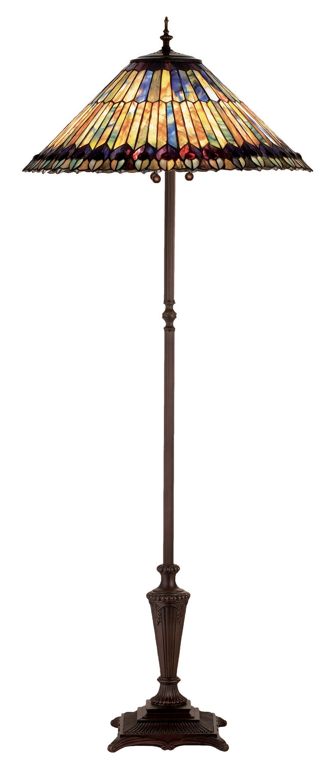 Meyda Tiffany 27561 Floor Lamp, Mahogany Bronze