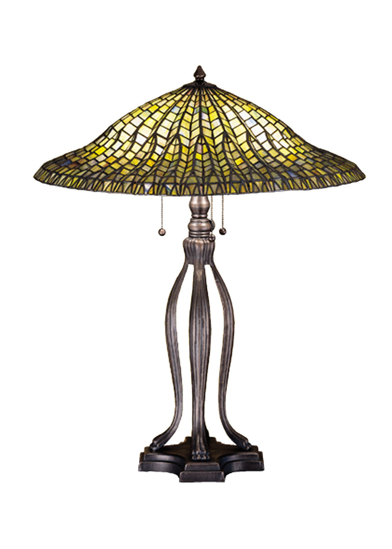 Meyda Tiffany 29385 Table Lamp, Mahogany Bronze