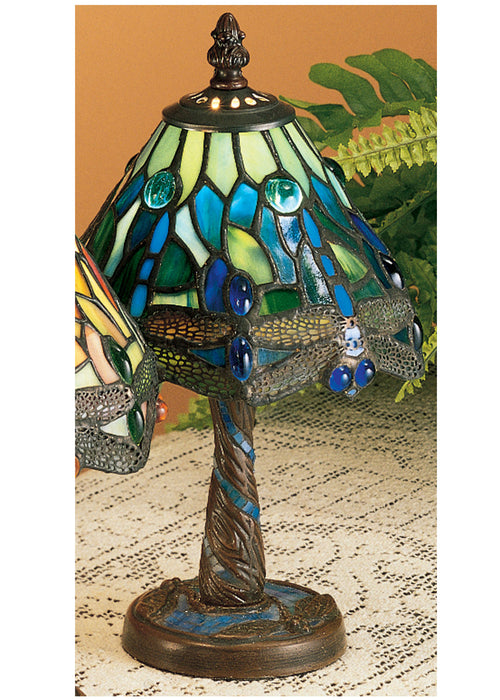 Meyda Tiffany 26617 One Light Mini Lamp, Mahogany Bronze