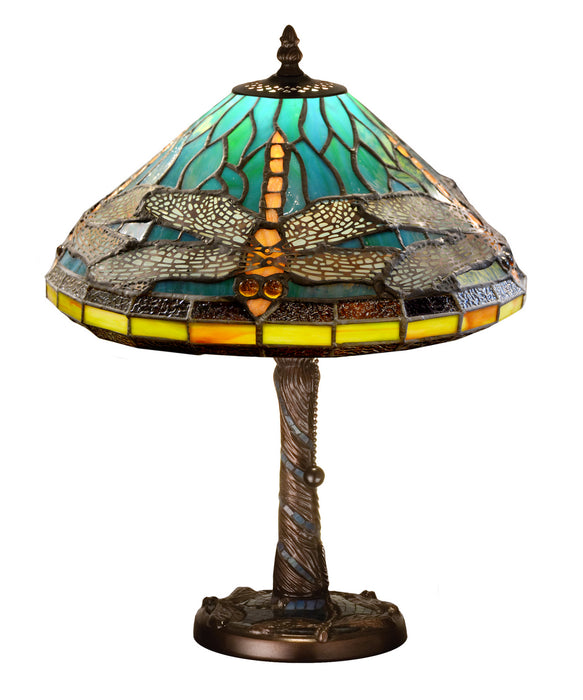 Meyda Tiffany 26683 One Light Accent Lamp, Craftsman Brown