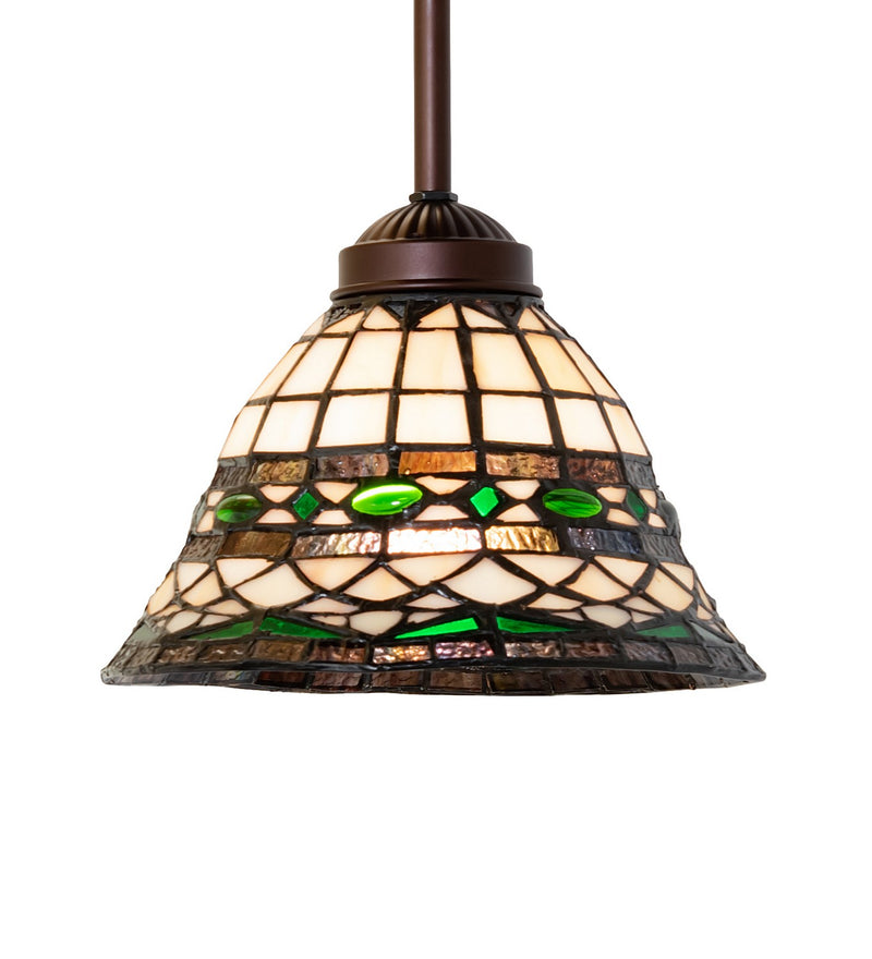 Meyda Tiffany 48921 One Light Mini Pendant, Rust