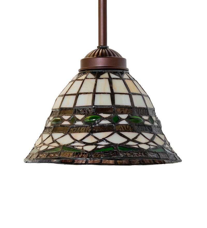 Meyda Tiffany 48921 One Light Mini Pendant, Rust