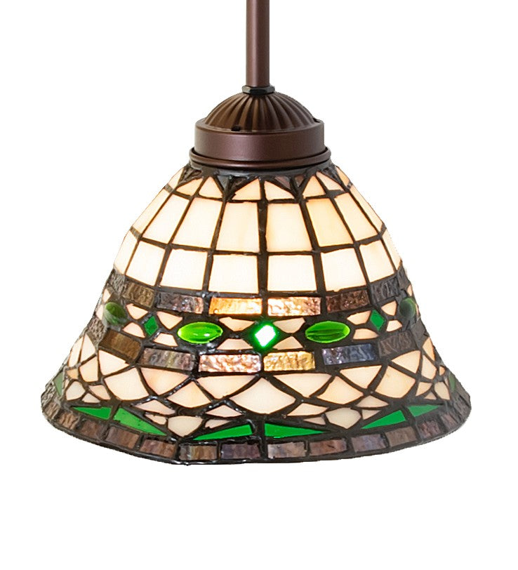 Meyda Tiffany 48921 One Light Mini Pendant, Rust