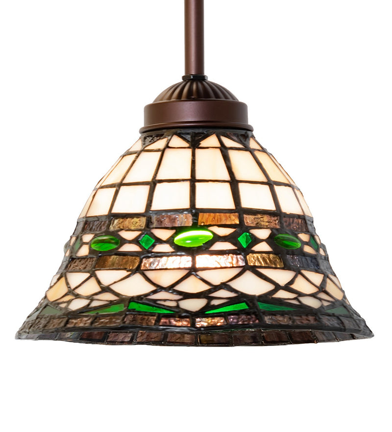 Meyda Tiffany 48921 One Light Mini Pendant, Rust