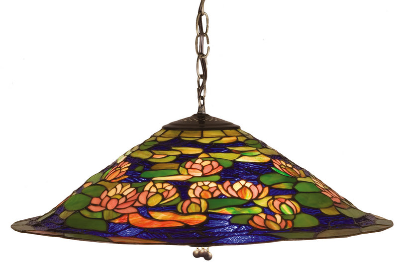 Meyda Tiffany 47717 Three Light Pendant, Vacr Pink