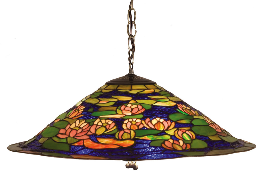 Meyda Tiffany 47717 Three Light Pendant, Vacr Pink