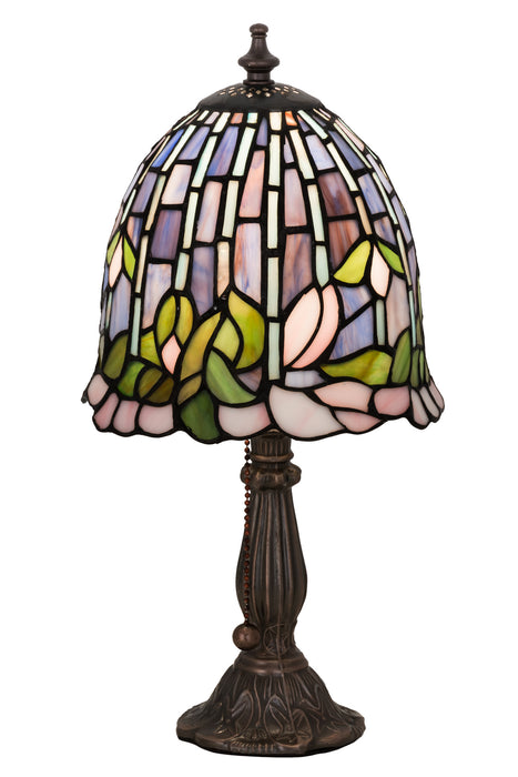 Meyda Tiffany 26647 One Light Accent Lamp, Mahogany Bronze