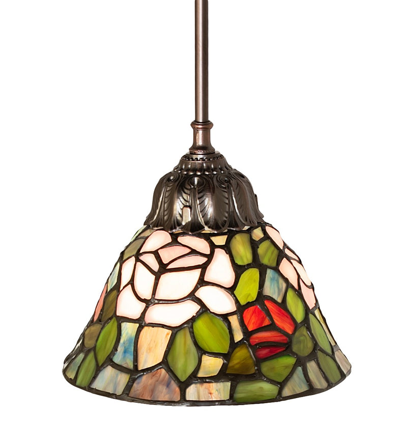 Meyda Tiffany 48927 One Light Mini Pendant, Rust