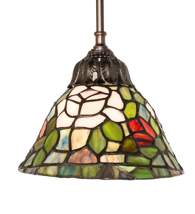 Meyda Tiffany 48927 One Light Mini Pendant, Rust