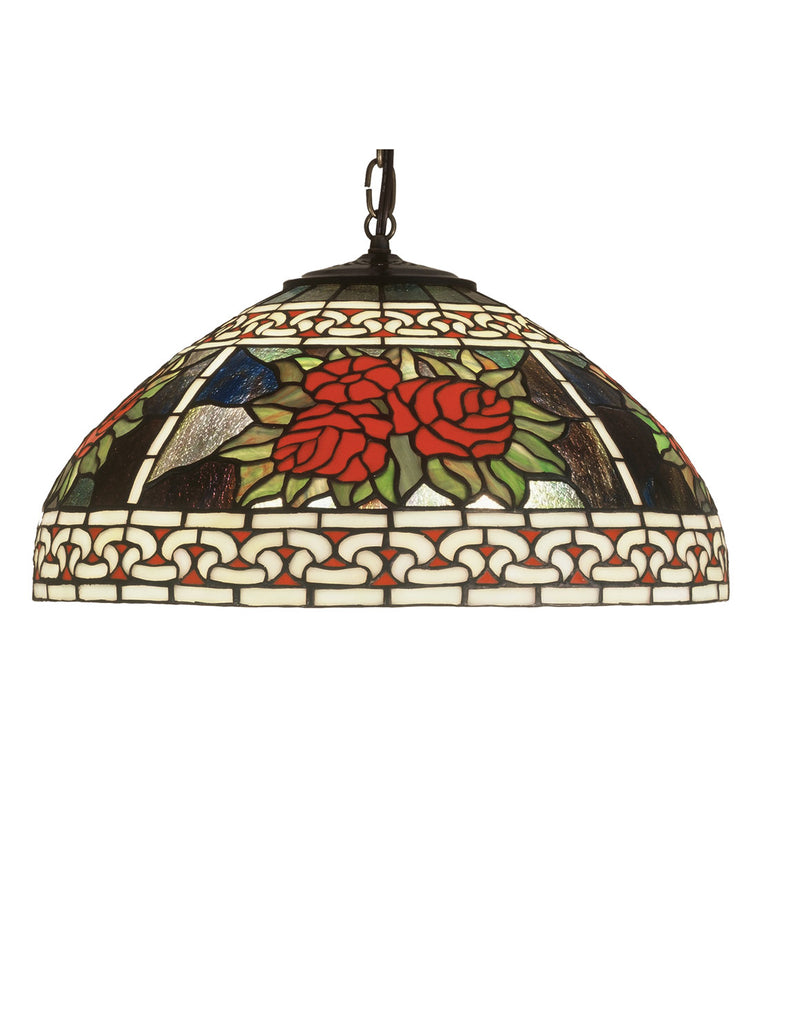 Meyda Tiffany 51866 One Light Pendant, Mahogany Bronze