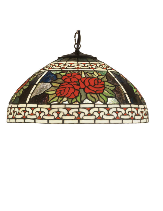 Meyda Tiffany 51866 One Light Pendant, Mahogany Bronze