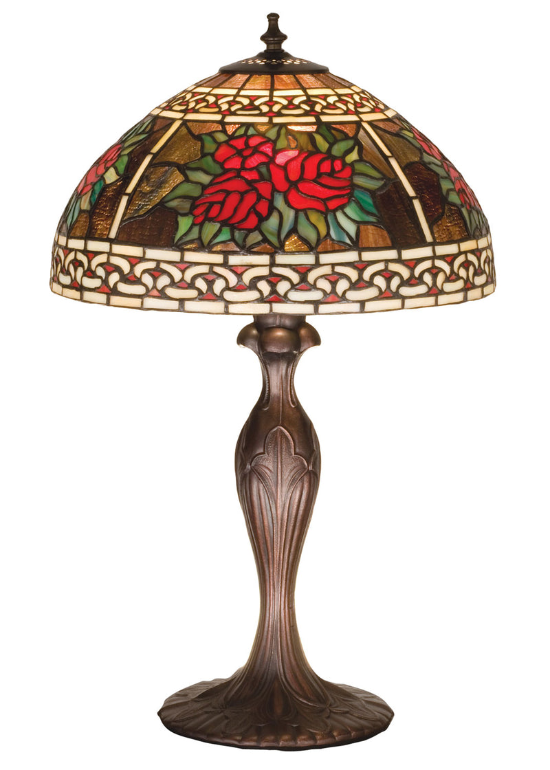 Meyda Tiffany 37789 One Light Table Lamp, Craftsman Brown