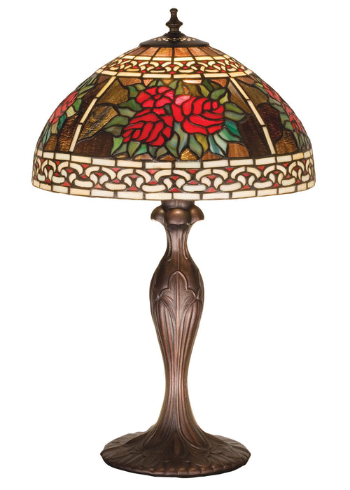 Meyda Tiffany 37789 One Light Table Lamp, Craftsman Brown