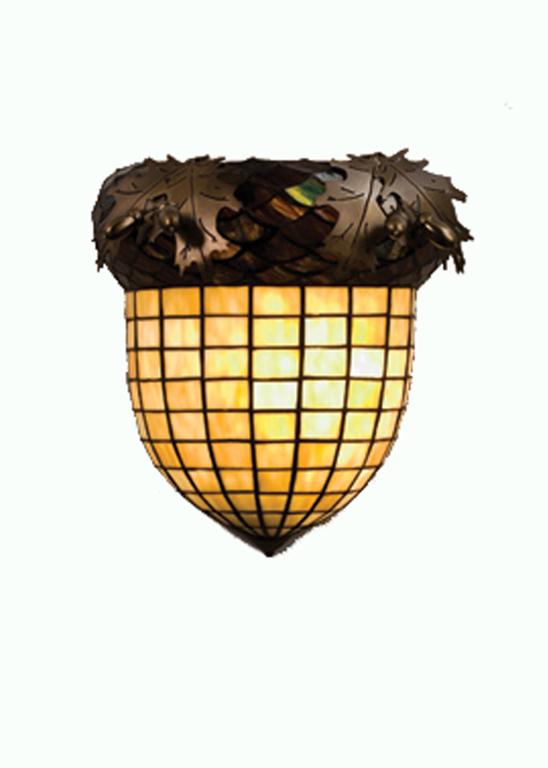 Meyda Tiffany 51852 One Light Wall Sconce, Antique Copper