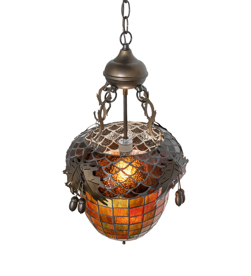 Meyda Tiffany 51849 One Light Pendant, Antique Copper