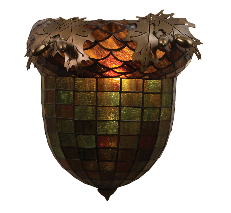 Meyda Tiffany 51851 One Light Wall Sconce, Antique Copper