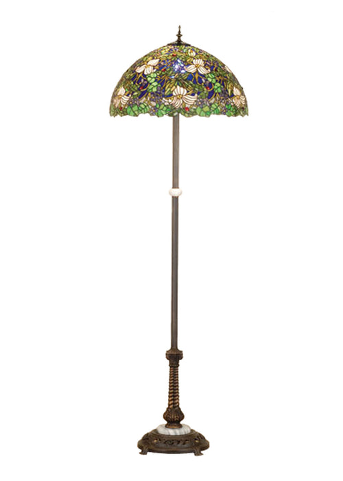 Meyda Tiffany 65445 Floor Lamp, Blue Ca Pr Red