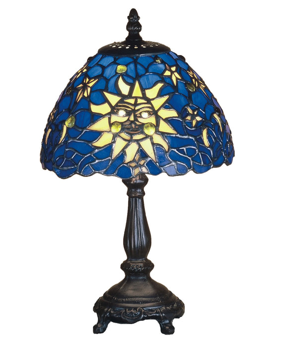 Meyda Tiffany 47982 One Light Mini Lamp, Vadk Ia Yellow